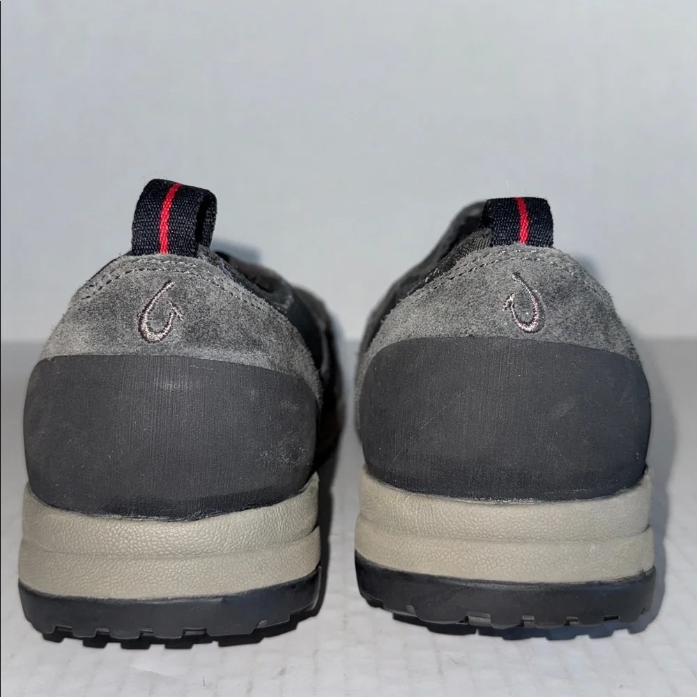 Olukai Gray Hama Kele Slip On Loafers